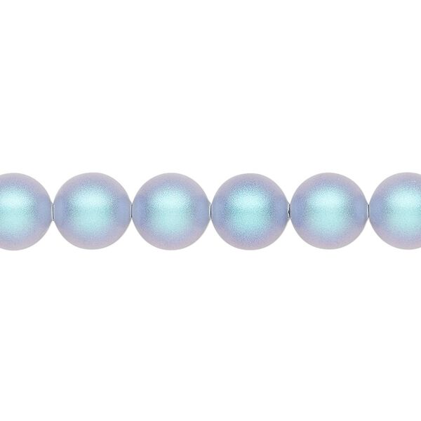 Pearl 250pk iridescent light blue, Swarovski&reg; 8mm round 5810 image number 0