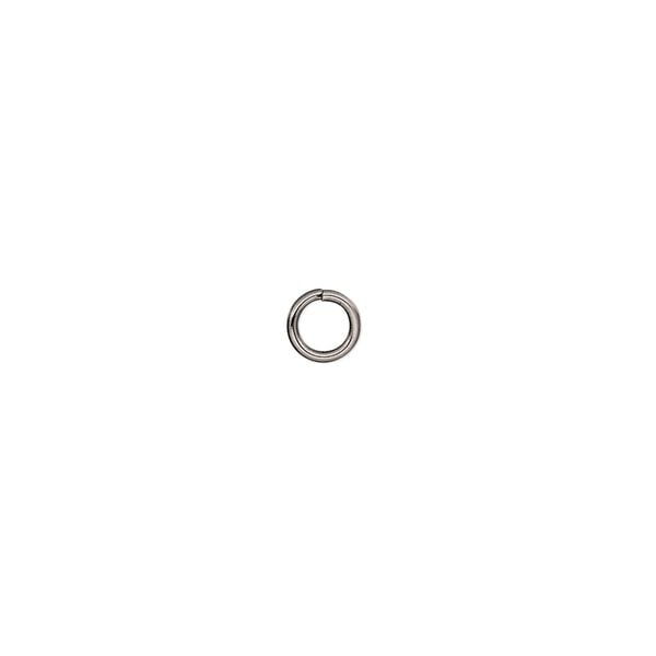 Jump ring 1pkg50 stainless steel, 5mm round, 20 gauge / 3.4mm inside diameter image number 0