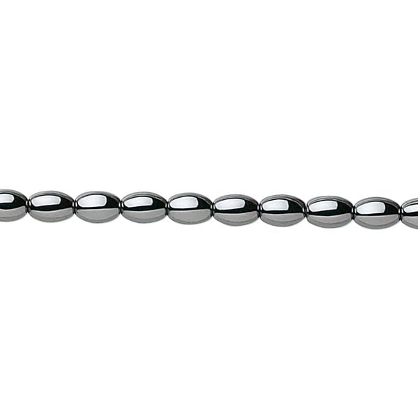 Hemalyke&trade; 1pkg1, oval bead 15.5-16 inch 5x3mm image number 0