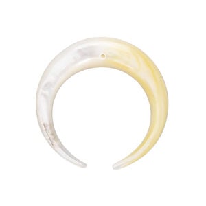Gold lip shell 1pkg1, naja drop natural 28x28mm