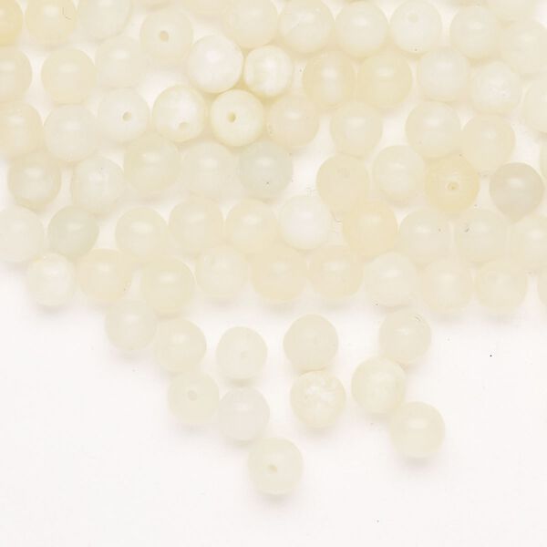 Peridot new "jade" 1pkg1, round bead natural 20g 5mm image number 0