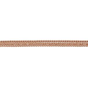 Wire, enamel and copper, 3mm knit. Sold per 25-foot spool.