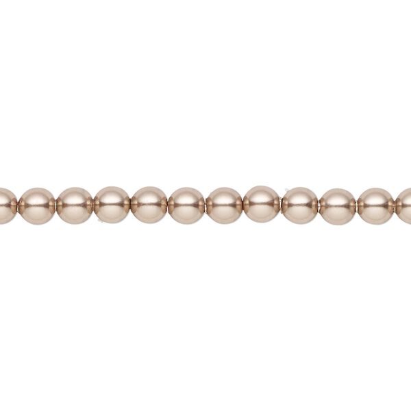 Pearl 500pk bronze, Swarovski&reg; 4mm round 5810 image number 0