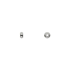 Bead, gunmetal-plated brass, 4x2mm heishi. Sold per pkg of 1,000.