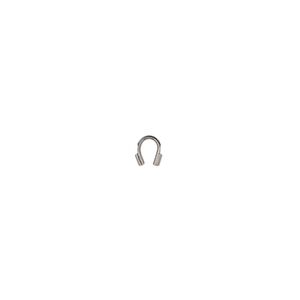 Wire guard 1pkg500 gunmetal-plated, 4mm tube / approx 0.5mm inside diameter, brass / Accu-Guard&trade;