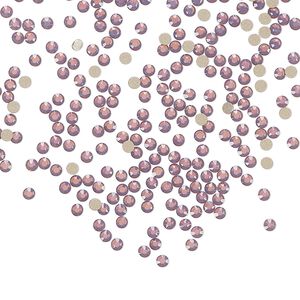 Flat back 1440pk amethyst opal foil back, Preciosa MAXIMA Czech crystal rhinestone 1.7-1.9mm chaton rose round SS5