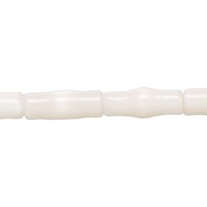 Bead, cat's eye glass (fiber optic glass), soft pink, 17x5mm-17x7mm vase. Sold per 14-inch strand, approximately 20 beads.