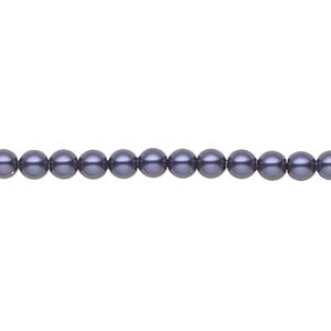 Pearl 1pkg500 iris, Swarovski&reg;, 4mm round 5810