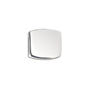 Spacer, silver-finished "pewter" (zinc-based alloy), 17x16mm 2-strand rectangle, fits up to 8mm bead. Sold individually.
