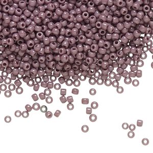 Seed bead, TOHO BEADS&reg;, glass, pkg/250g, #11 round, opaque lavender (TR-11-52).