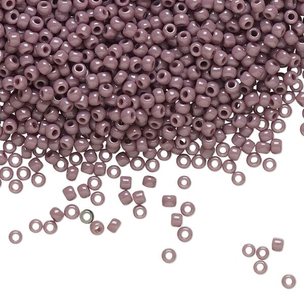 Seed bead, TOHO BEADS&reg;, glass, pkg/250g, #11 round, opaque lavender (TR-11-52). image number 0