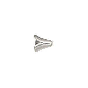 Bead cap, sterling silver, 9x8mm squash blossom. Sold individually.