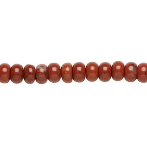 Red jasper 1pkg1, rondelle bead natural 15.5-16 inch 6x4mm