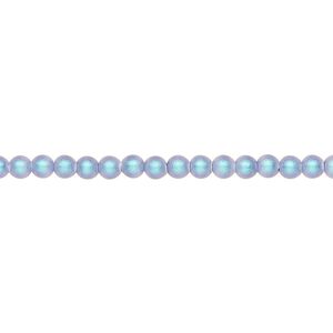 Pearl 1000pk iridescent light blue, Swarovski&reg; 3mm round 5810