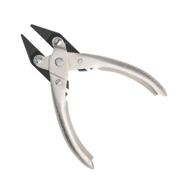Pliers, parallel-action chain-nose, steel and nickel-plated steel, 5-1/2 inches with textured handles. Sold individually. image number 0