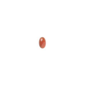 Carnelian 1pkg10, calibrated oval cab 5x3mm