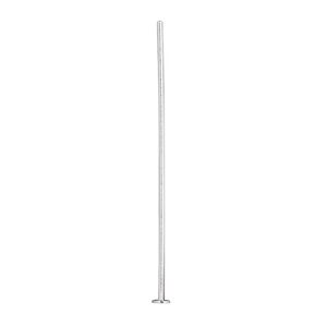 Head pin 1pkg10 sterling silver, 1.5 inch, 20 gauge
