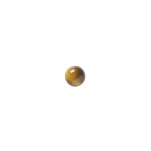 Tigereye 1pkg10, calibrated round cab natural 6mm