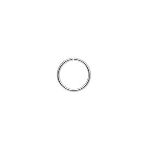 Jump ring 1pkg1000 silver-plated, 10mm round, 20 gauge / 8.4mm inside diameter / brass