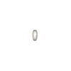 Bead 1pkg1, pink opal (natural) and sterling silver, 6.5mm top-drilled double-sided faceted flat round. image number 1