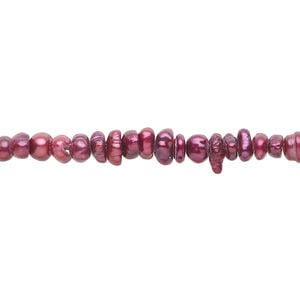 Freshwater pearl 1pkg1, seed, 15 inch elderberry 4x5mm-5x4mm cultured