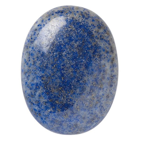Denim lapis 1pkg1, calibrated oval cab natural 40x30mm image number 0