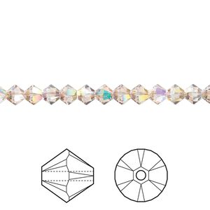 Bead 144pk crystal purple haze, Crystal Passions&reg; 4mm bicone 5328