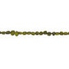 Mother-of-pearl shell 1pkg1, pebble bead 14 inch green and black small to medium image number 1