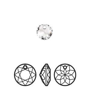 Drop 72pk crystal, Swarovski&reg; 8mm pendant classic cut 6430