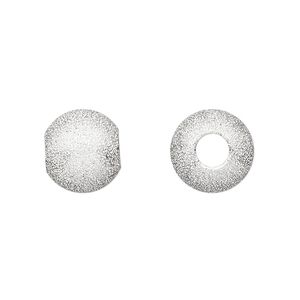 Bead, Dione&reg;, silver-plated brass, 12mm stardust round. Sold per pkg of 10.