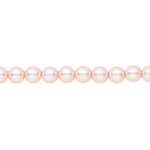 Pearl 500pk rosaline, Preciosa Czech crystal 5mm round