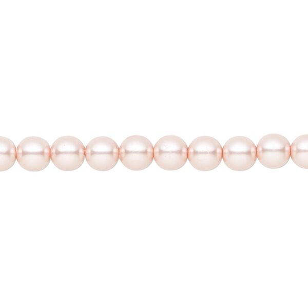 Pearl 500pk rosaline, Preciosa Czech crystal 5mm round image number 0