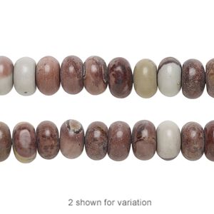 Limestone 1pkg1, rondelle bead natural 15.5-16 inch Crazy Horse&trade; stone 8x5mm