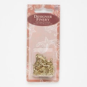 Drop, gold-finished "pewter" (zinc-based alloy), 17x17x14mm triangle with twisted rope swirl design and 4 loops and 25x19mm fancy with roses and 8 loops. Sold per pkg of 8.