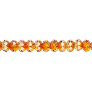 Bead 1pkg360 Persian red TCF&trade;, Swarovski&reg;, 6x4mm rondelle 5040