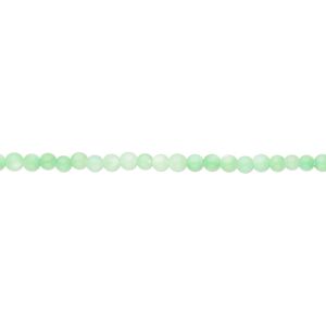 Mother-of-pearl shell 1pkg1, round bead 15.5 to 16 inch mint green 2mm