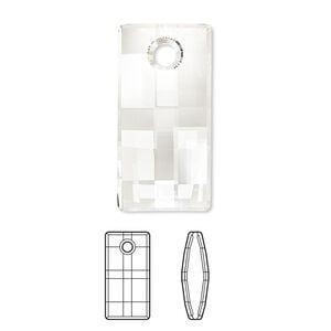 Focal 1pk crystal, Crystal Passions&reg; 30x15mm pendant urban 6696