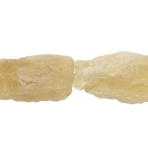 Citrine 1pkg1, rough nugget bead 15.5-16 inch medium