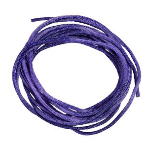 Cord, Satinique&trade;, satin, purple, 1.5mm small. Sold per 400-foot spool.