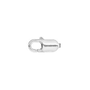 Clasp lobster claw 1pkg2 sterling silver, 16x7mm, 1-strand