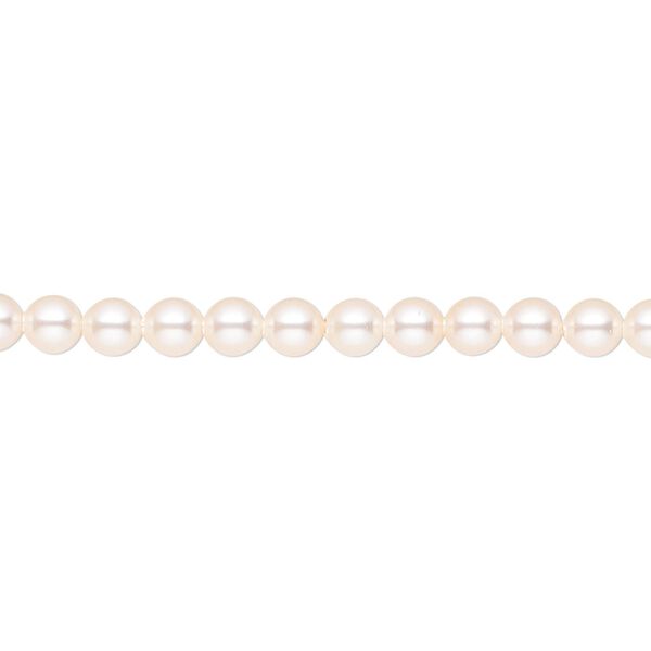 Pearl 500pk creamrose, Crystal Passions&reg; 4mm round 5810 image number 0