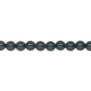 Pearl 500pk malachite green, Preciosa Czech crystal 5mm round