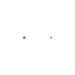 Amethyst 1pkg4, hand-cut faceted round gem natural 1.5mm