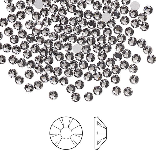 Flat back 1pkg1440, lilac ash foil back Preciosa MAXIMA Czech crystal rhinestone 2.5-2.7mm chaton rose round SS9 image number 0