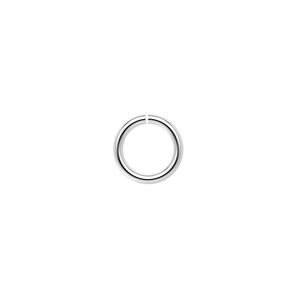 Jump ring 1pkg20 sterling silver, 10mm round, 16 gauge / 7.4mm inside diameter