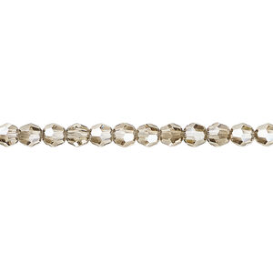 Bead 1pkg12 crystal bronze, Crystal Passions&reg; 4mm faceted round 5000