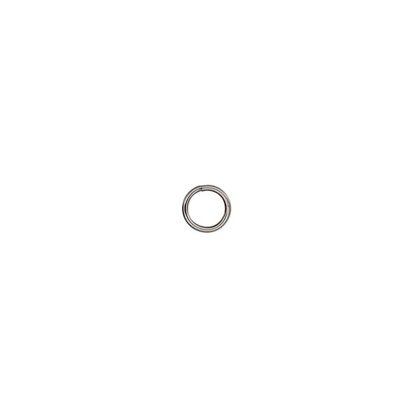 Jump ring 1pkg50 stainless steel, 5mm round, 22 gauge / 3.6mm inside diameter image number 0