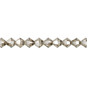 Bead 1pkg24 crystal bronze, Crystal Passions&reg; 5mm bicone 5328
