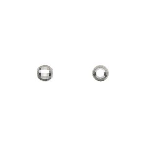 Bead 1pkg4 sterling silver, 5mm faceted round