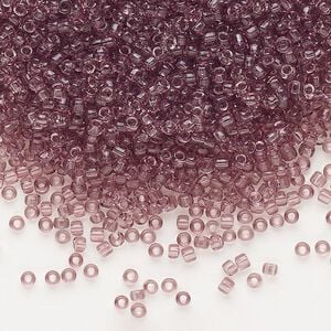 Seed bead, Dyna-Mites&trade;, glass, pkg/40g, #11 round, transparent lilac, (10 11/0 RR).